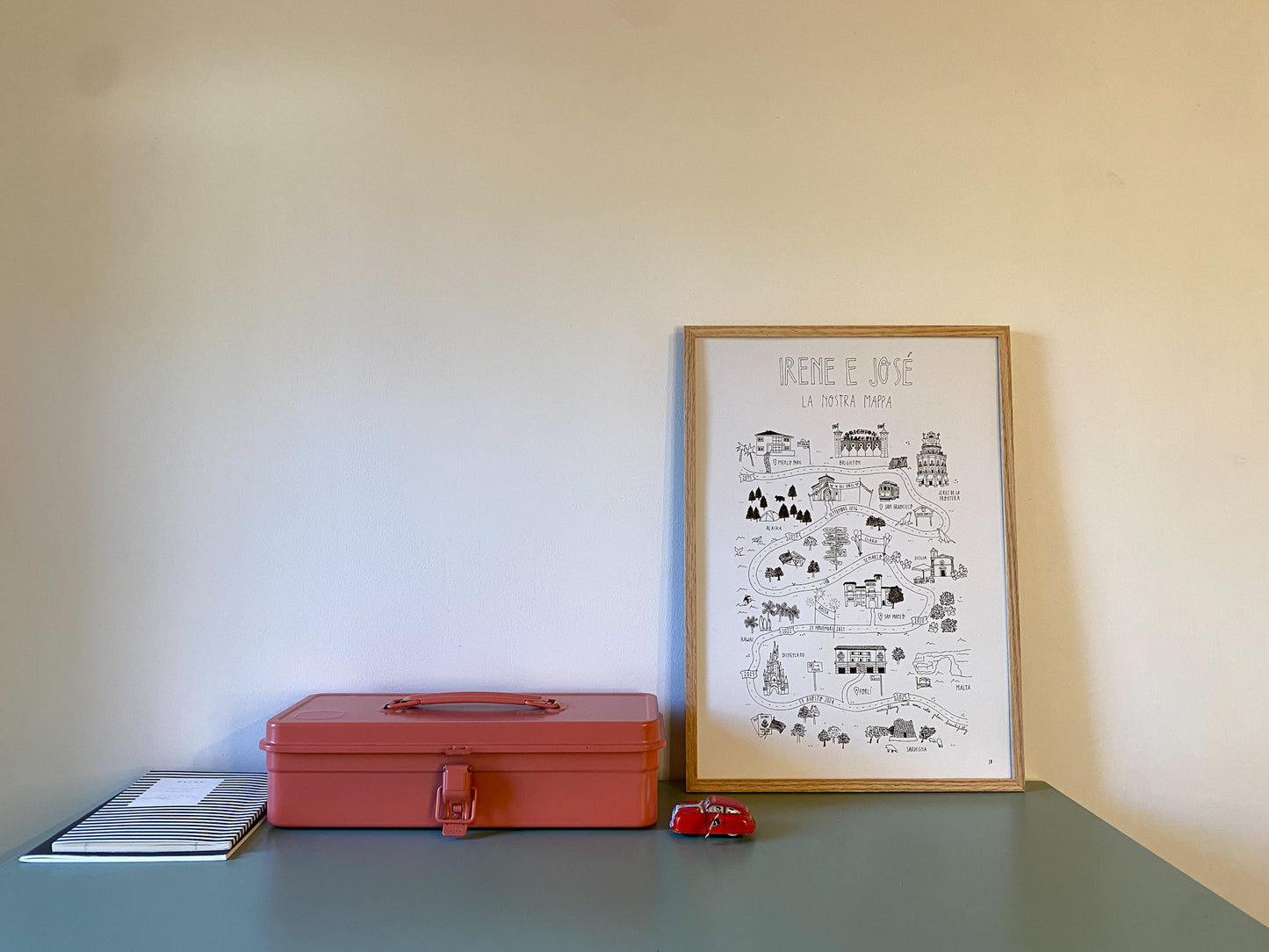 LA NOSTRA MAPPA - mappa illustrata personalizzata