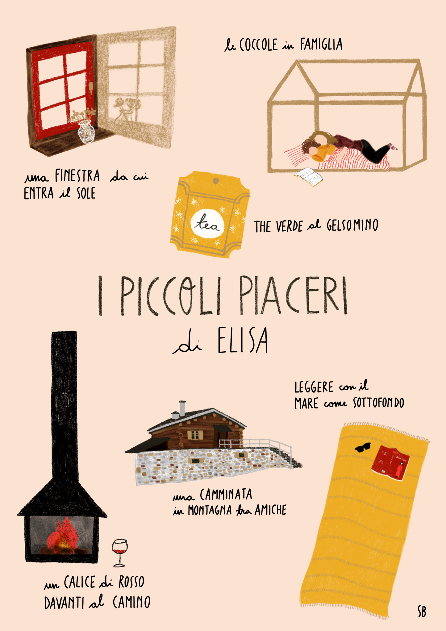 Piccoli Piaceri • illustrazione personalizzata