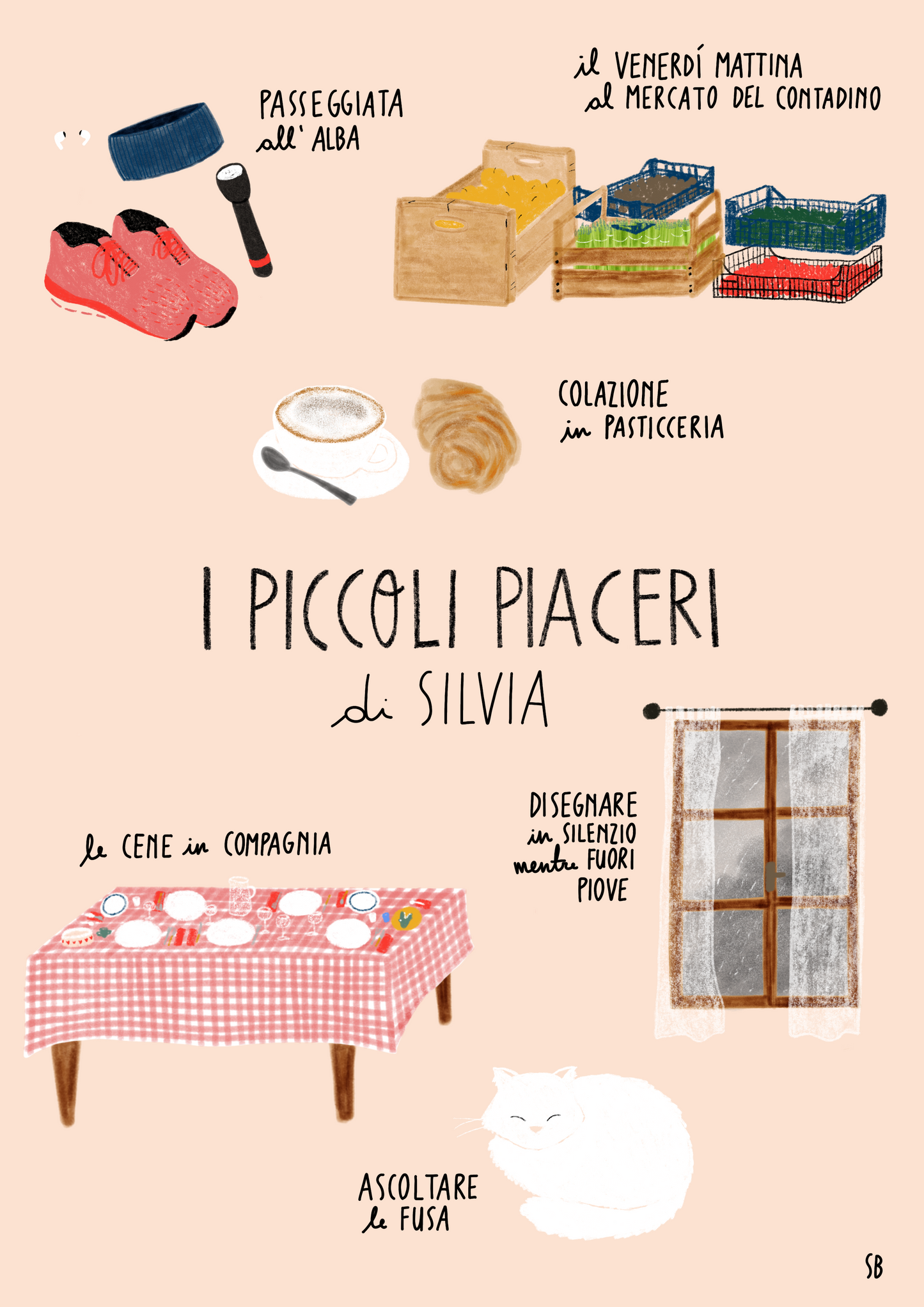 Piccoli Piaceri • illustrazione personalizzata